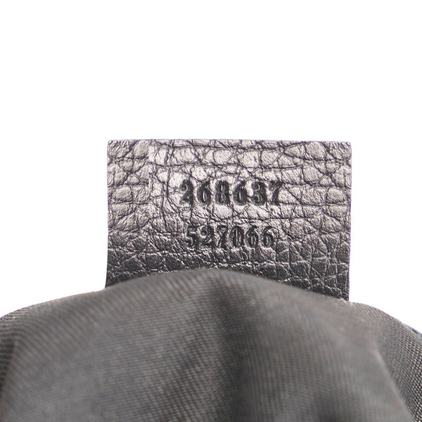 グッチ ＧGキャンバス アビー ワンショルダーバッグ 268637 ブラック キャンバス レザー レディース GUCCI 【中古】