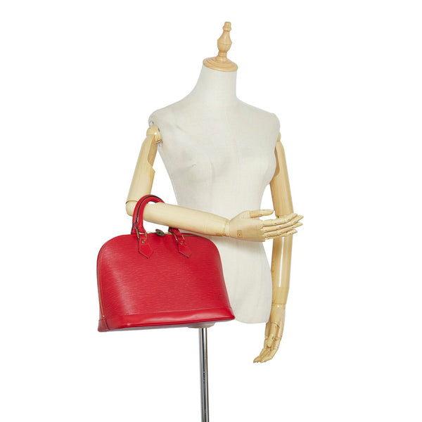 ルイ ヴィトン エピ アルマ ハンドバッグ M52147 カスティリアンレッド レザー レディース LOUIS VUITTON 【中古】