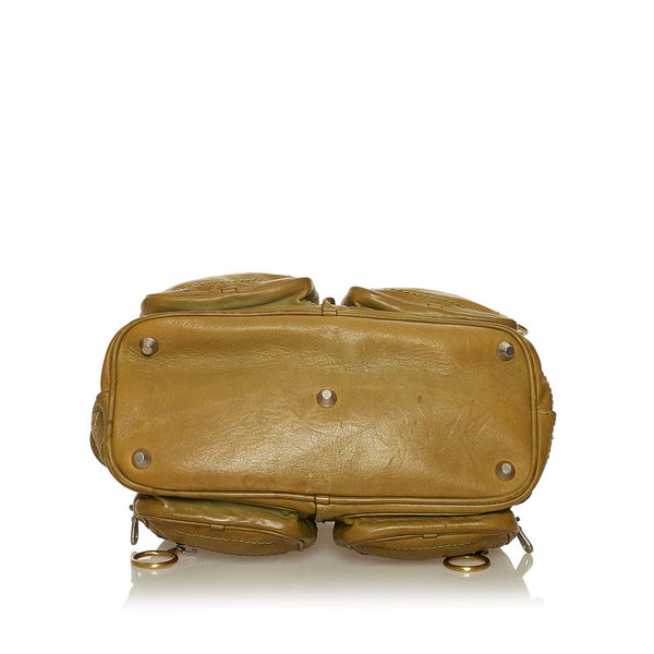 クロエ ハンドバッグ カーキ レザー レディース Chloe 【中古】