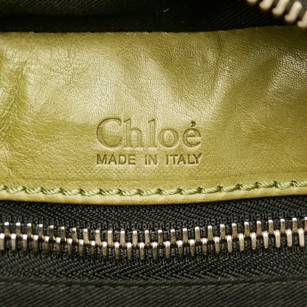クロエ ハンドバッグ カーキ レザー レディース Chloe 【中古】