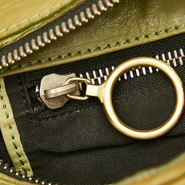 クロエ ハンドバッグ カーキ レザー レディース Chloe 【中古】