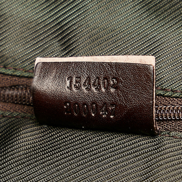 グッチ ホースビット トートバッグ 154402 ベージュ ブラウン キャンバス レザー レディース GUCCI 【中古】