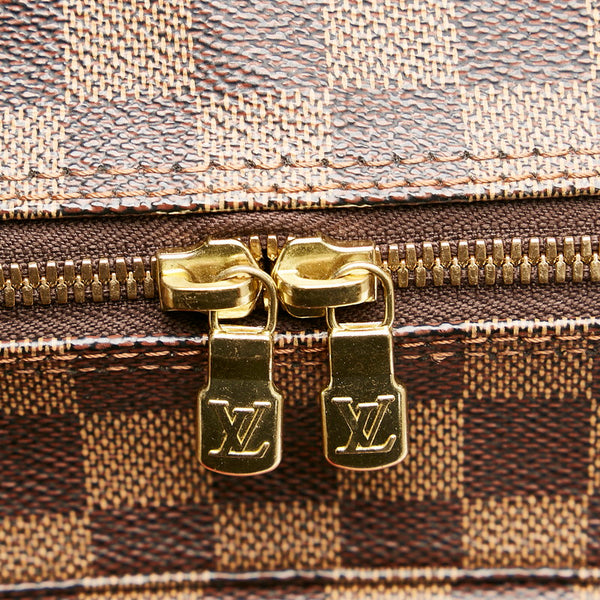 ルイ ヴィトン ダミエ  ナヴィグリオ  斜め掛け ショルダーバッグ N45255 ブラウン PVC レザー レディース LOUIS VUITTON 【中古】