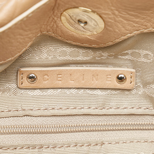 セリーヌ ハンドバッグ ショルダーバッグ 2WAY ベージュ レザー レディース CELINE 【中古】
