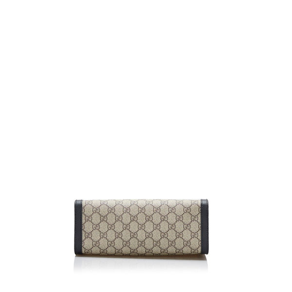グッチ GGスモール パドロック チェーン ショルダーバッグ 498156 ベージュ ブラック レザー PVC レディース GUCCI 【中古】
