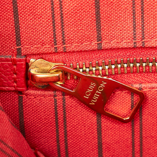 ルイ ヴィトン アンプラント ポンヌフMM ハンドバッグ ショルダーバッグ 2way M41749 スカーレット レザー レディース LOUIS VUITTON 【中古】