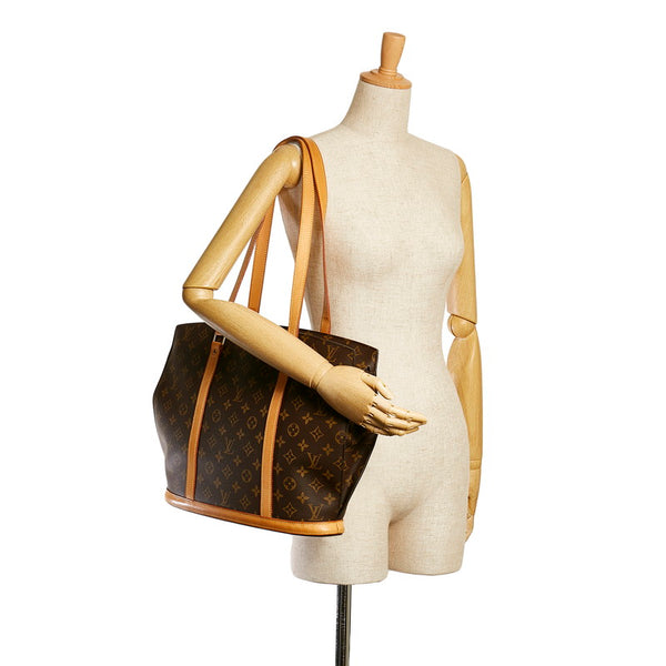 ルイ ヴィトン モノグラム バビロン トートバッグ M51102 ブラウン PVC レザー レディース LOUIS VUITTON 【中古】