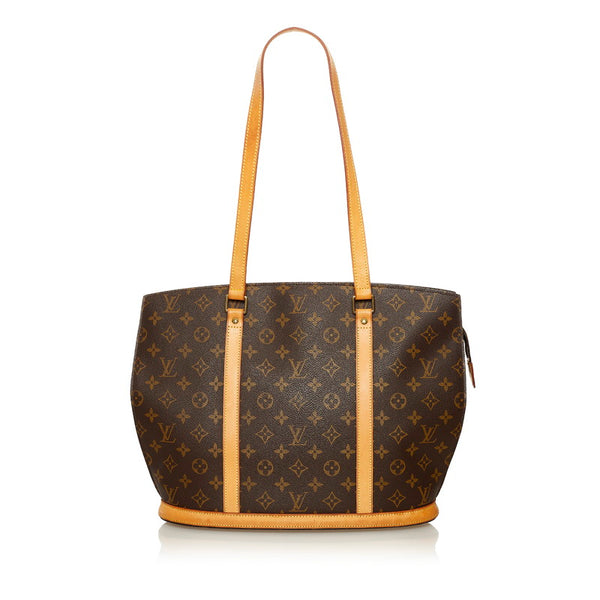 ルイ ヴィトン モノグラム バビロン トートバッグ M51102 ブラウン PVC レザー レディース LOUIS VUITTON 【中古】
