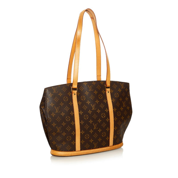 ルイ ヴィトン モノグラム バビロン トートバッグ M51102 ブラウン PVC レザー レディース LOUIS VUITTON 【中古】