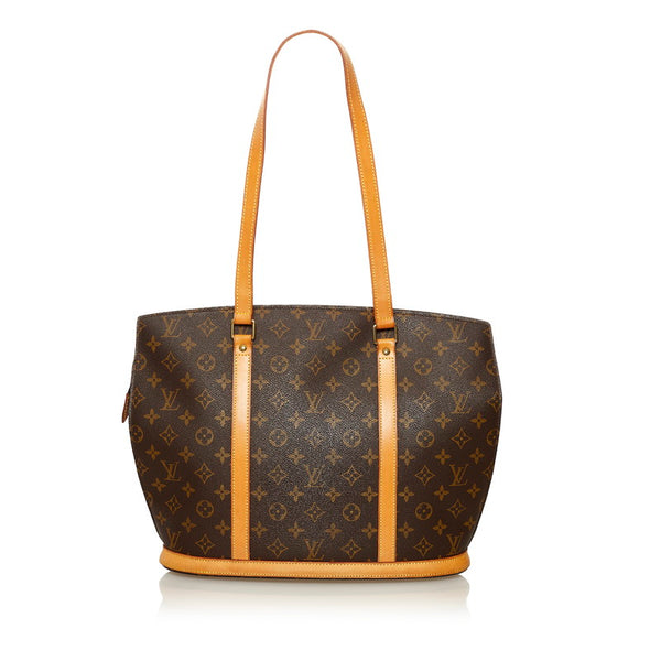 ルイ ヴィトン モノグラム バビロン トートバッグ M51102 ブラウン PVC レザー レディース LOUIS VUITTON 【中古】