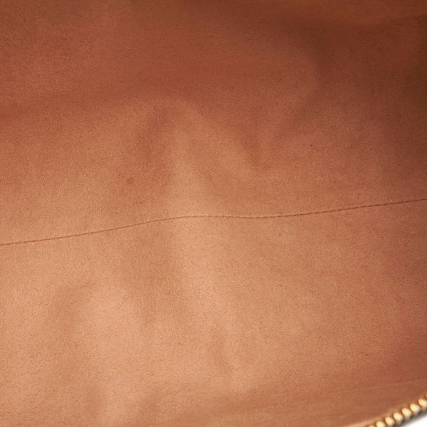 グッチ シェリーライン オフディア ボストンバッグ ショルダーバッグ 2WAY 524532 ホワイト レザー レディース GUCCI 【中古】