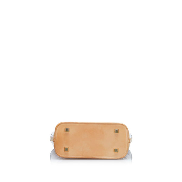 ルイ ヴィトン モノグラム カバアンブルMM トートバッグ M92501 ブラウン ビニール ヌメ革 レディース LOUIS VUITTON 【中古】