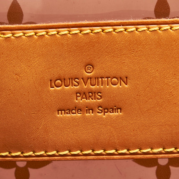 ルイ ヴィトン モノグラム カバアンブルMM トートバッグ M92501 ブラウン ビニール ヌメ革 レディース LOUIS VUITTON 【中古】