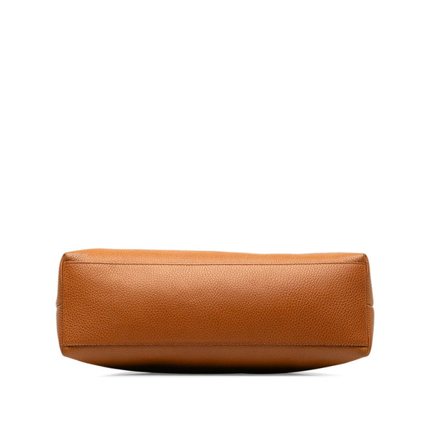 グッチ バンブー タッセル ハンドバッグ ショルダーバッグ 2WAY 365346 ブラウン レザー レディース GUCCI 【中古】