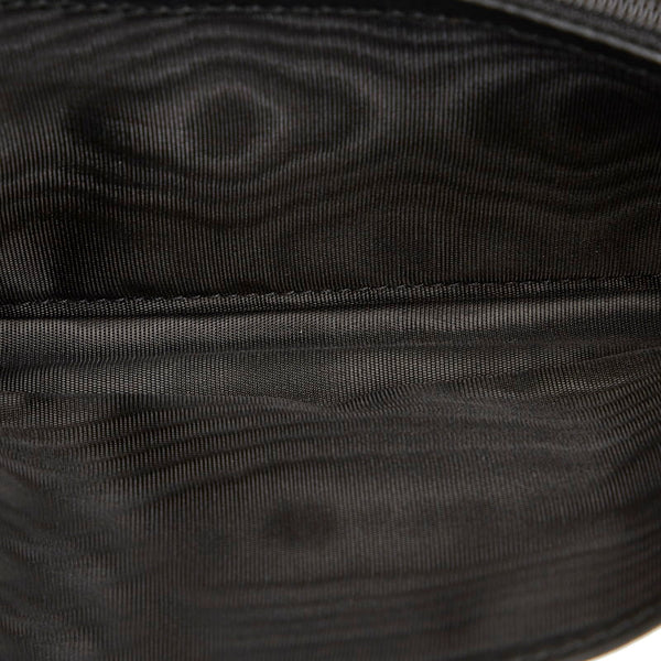 グッチ マイクログッチシマ 長財布 449396 ブラック レザー メンズ GUCCI 【中古】