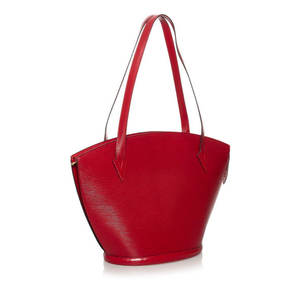 ルイ ヴィトン エピ サンジャック ショッピング トートバッグ M52267 カスティリアンレッド レザー レディース LOUIS VUITTON 【中古】