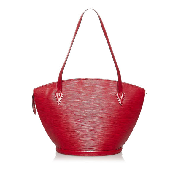 ルイ ヴィトン エピ サンジャック ショッピング トートバッグ M52267 カスティリアンレッド レザー レディース LOUIS VUITTON 【中古】