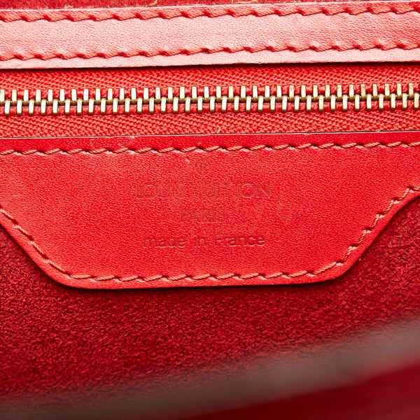 ルイ ヴィトン エピ サンジャック ショッピング トートバッグ M52267 カスティリアンレッド レザー レディース LOUIS VUITTON 【中古】