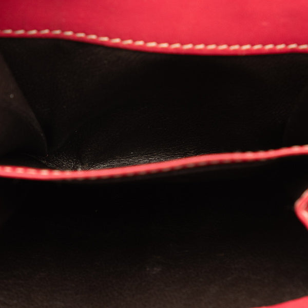 グッチ GGキャンバス スタッズ 二つ折り財布 120929 ブラウン ピンク レザー キャンバス レディース GUCCI 【中古】