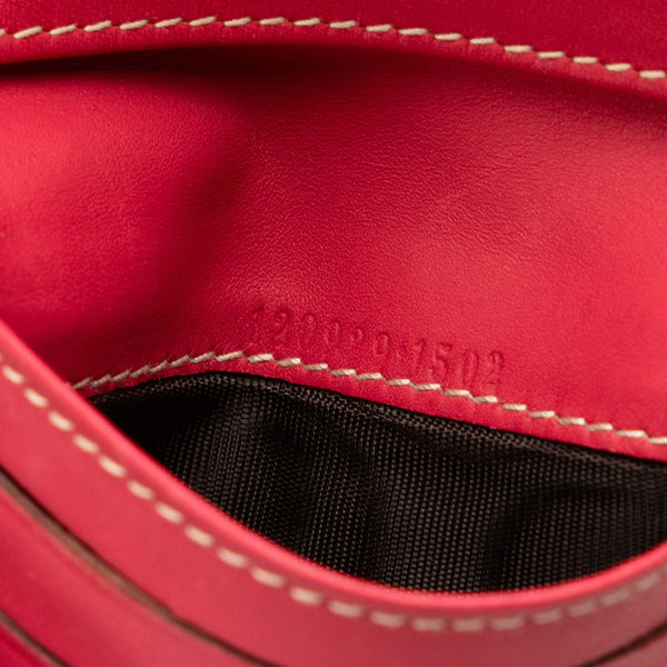 グッチ GGキャンバス スタッズ 二つ折り財布 120929 ブラウン ピンク レザー キャンバス レディース GUCCI 【中古】