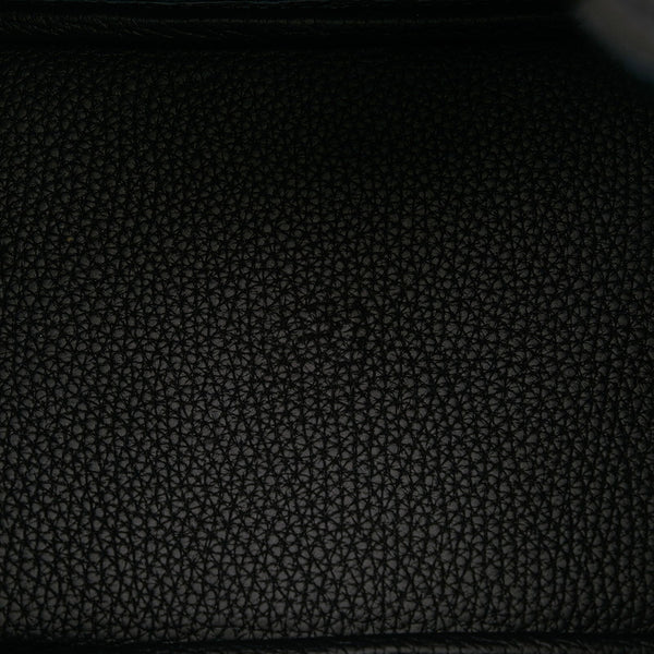 エルメス ピコタンロックPM ゴールド金具 ハンドバッグ キャバン ネイビー トリヨンクレマンス レディース HERMES 【中古】