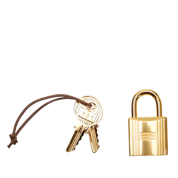 エルメス ピコタンロックPM ゴールド金具 ハンドバッグ キャバン ネイビー トリヨンクレマンス レディース HERMES 【中古】