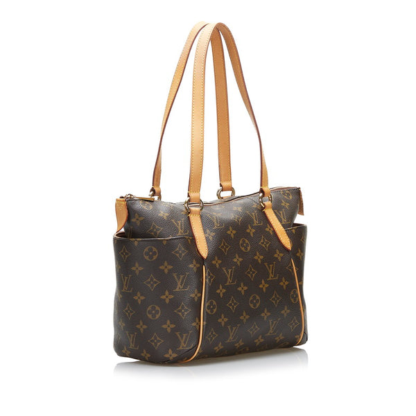 ルイ ヴィトン モノグラム トータリーPM ハンドバッグ ショルダーバッグ M56688 ブラウン PVC レザー レディース LOUIS VUITTON 【中古】