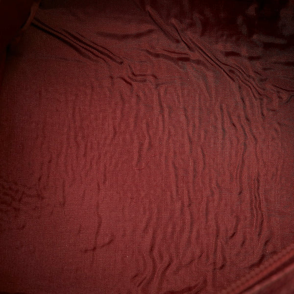 カルティエ マスト ハンドバッグ レッド レザー レディース CARTIER 【中古】