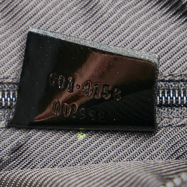 グッチ GGキャンバス ワンショルダーバッグ 001-4153 ブラック キャンバス パテントレザー レディース GUCCI 【中古】