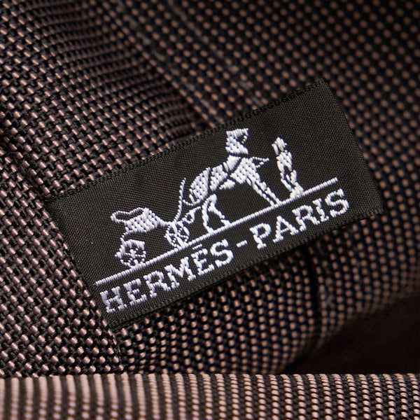 エルメス エールライン グレー キャンバス リュック バックパック メンズ HERMES 【中古】