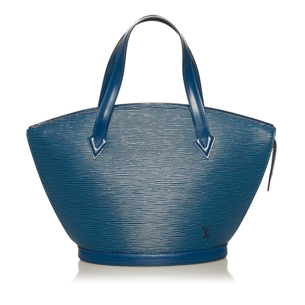 ルイ ヴィトン エピ サンジャック ハンドバッグ M52275 ブルー レザー レディース LOUIS VUITTON 【中古】