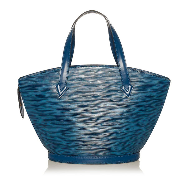 ルイ ヴィトン エピ サンジャック ハンドバッグ M52275 ブルー レザー レディース LOUIS VUITTON 【中古】