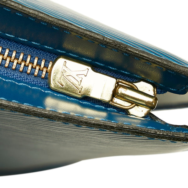 ルイ ヴィトン エピ サンジャック ハンドバッグ M52275 ブルー レザー レディース LOUIS VUITTON 【中古】