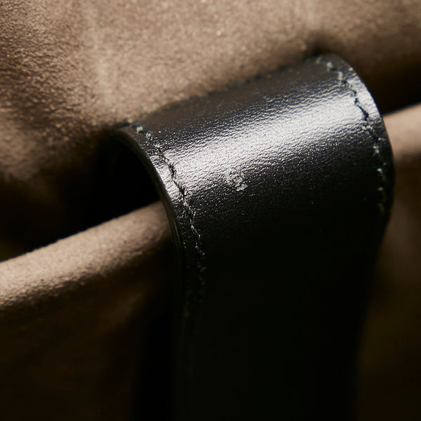 グッチ GGカレイド リュック バックパック 406370 ブラック ベージュ PVC レザー メンズ GUCCI 【中古】