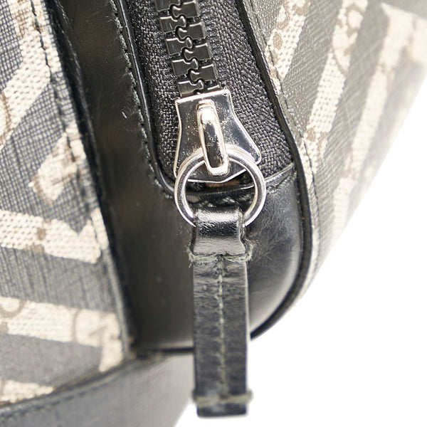 グッチ GGカレイド リュック バックパック 406370 ブラック ベージュ PVC レザー メンズ GUCCI 【中古】