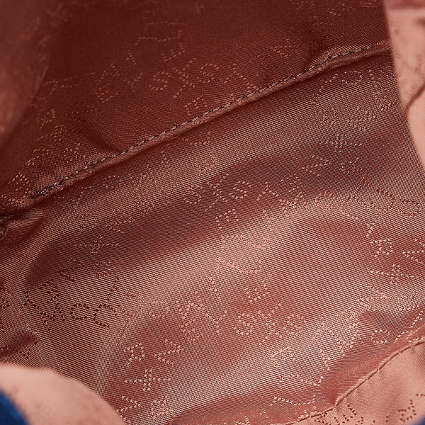 ステラマッカートニー ファラベラ  フリンジ チェーン ショルダーバッグ ブルー ポリエステル スウェード レディース Stella McCartney 【中古】