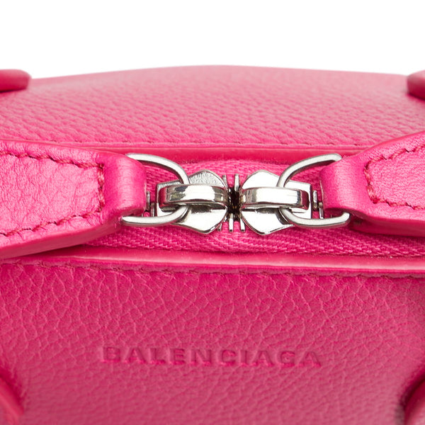バレンシアガ ヴィルXXS トップハンドル ハンドバッグ ショルダーバッグ 2WAY 550646 ピンク レザー レディース BALENCIAGA 【中古】