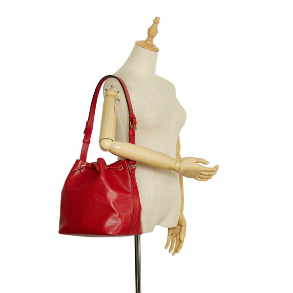 ルイ ヴィトン エピ プチノエ ショルダーバッグ M44107 カスティリアンレッド レザー レディース LOUIS VUITTON 【中古】