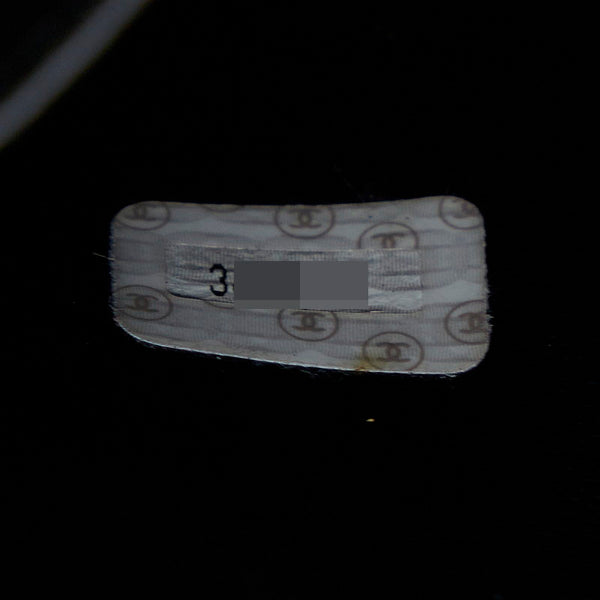 シャネル デカココ ココマーク ハンドバッグ バニティバッグ ブラック キャビアスキン レディース CHANEL 【中古】