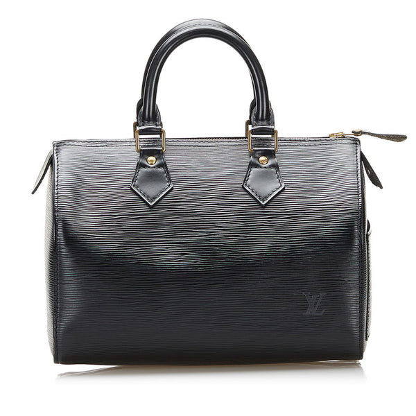 ルイ ヴィトン エピ スピーディ25 ハンドバッグ ミニボストンバッグ M43012 ノワール ブラック レザー レディース LOUIS VUITTON 【中古】