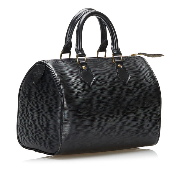 ルイ ヴィトン エピ スピーディ25 ハンドバッグ ミニボストンバッグ M43012 ノワール ブラック レザー レディース LOUIS VUITTON 【中古】