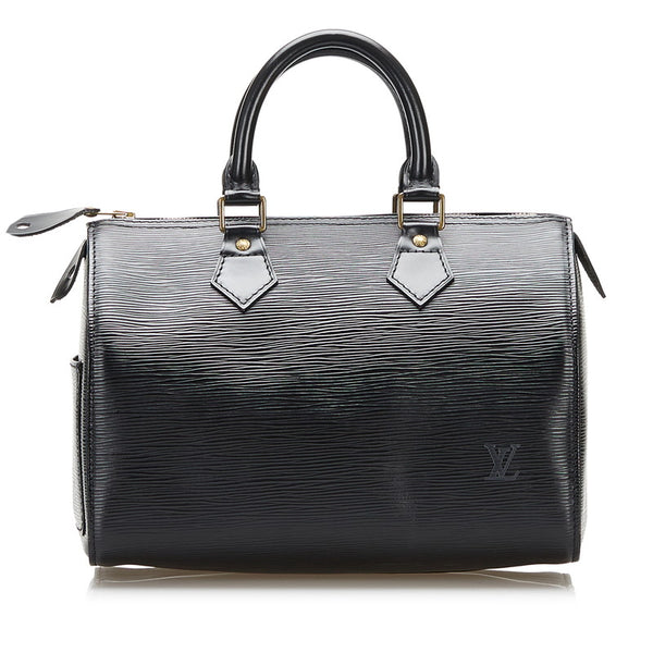 ルイ ヴィトン エピ スピーディ25 ハンドバッグ ミニボストンバッグ M43012 ノワール ブラック レザー レディース LOUIS VUITTON 【中古】