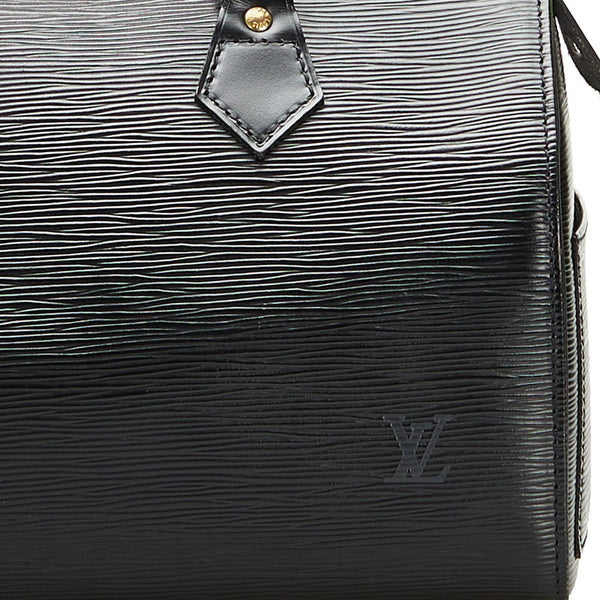 ルイ ヴィトン エピ スピーディ25 ハンドバッグ ミニボストンバッグ M43012 ノワール ブラック レザー レディース LOUIS VUITTON 【中古】