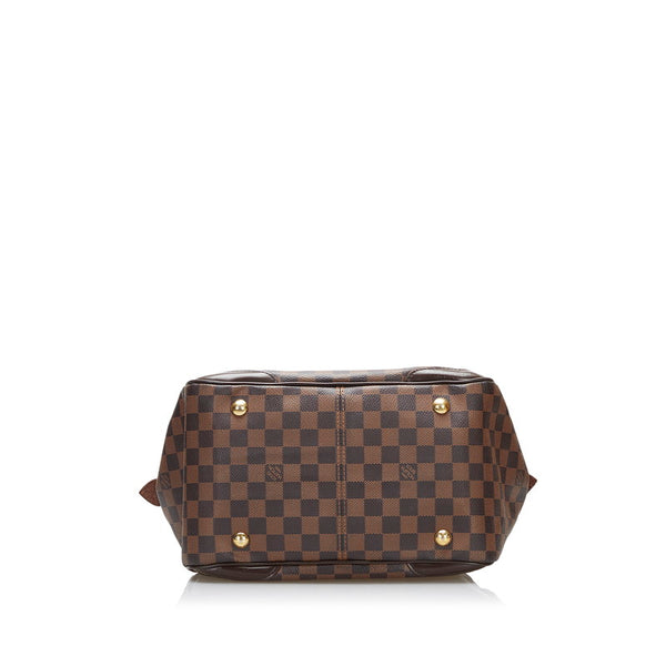 ルイ ヴィトン ダミエ ヴェローナMM  ハンドバッグ ショルダーバッグ N41118 ブラウン PVC レザー レディース LOUIS VUITTON 【中古】