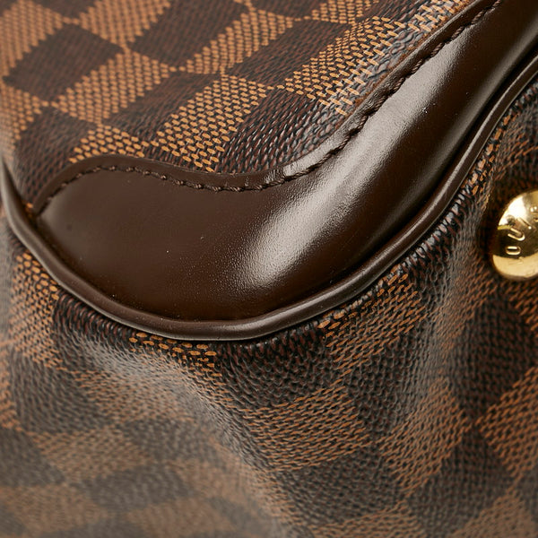 ルイ ヴィトン ダミエ ヴェローナMM  ハンドバッグ ショルダーバッグ N41118 ブラウン PVC レザー レディース LOUIS VUITTON 【中古】