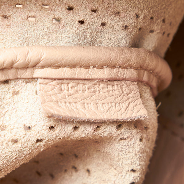 クロエ トートバッグ ピンク ベージュ レザー レディース Chloe 【中古】