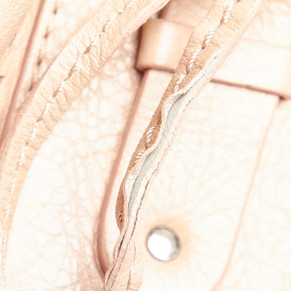 クロエ トートバッグ ピンク ベージュ レザー レディース Chloe 【中古】