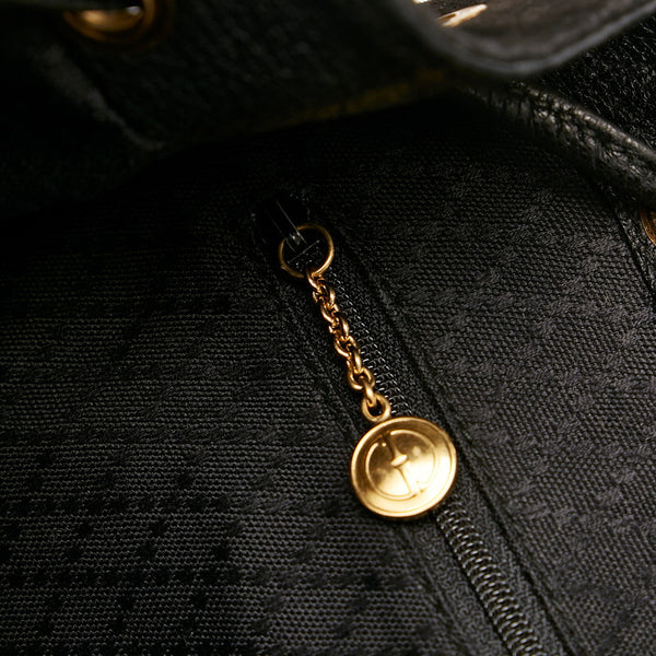 グッチ バンブー リュック バックパック 003 2058 ブラック スウェード レザー レディース GUCCI 【中古】