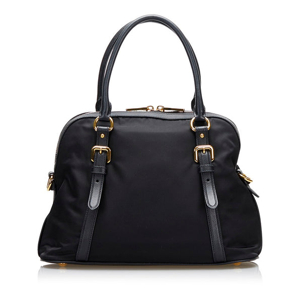 プラダ ハンドバッグ ショルダーバッグ 2WAY ブラック ナイロン サフィアーノ レディース PRADA 【中古】