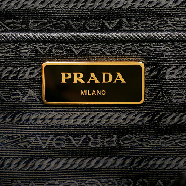 プラダ ハンドバッグ ショルダーバッグ 2WAY ブラック ナイロン サフィアーノ レディース PRADA 【中古】